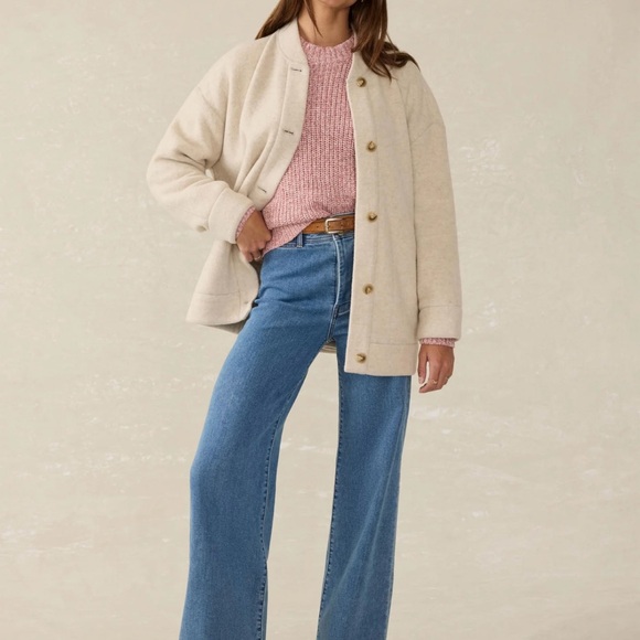 Faherty Jackets & Blazers - Faherty Oatmeal melange jacket
